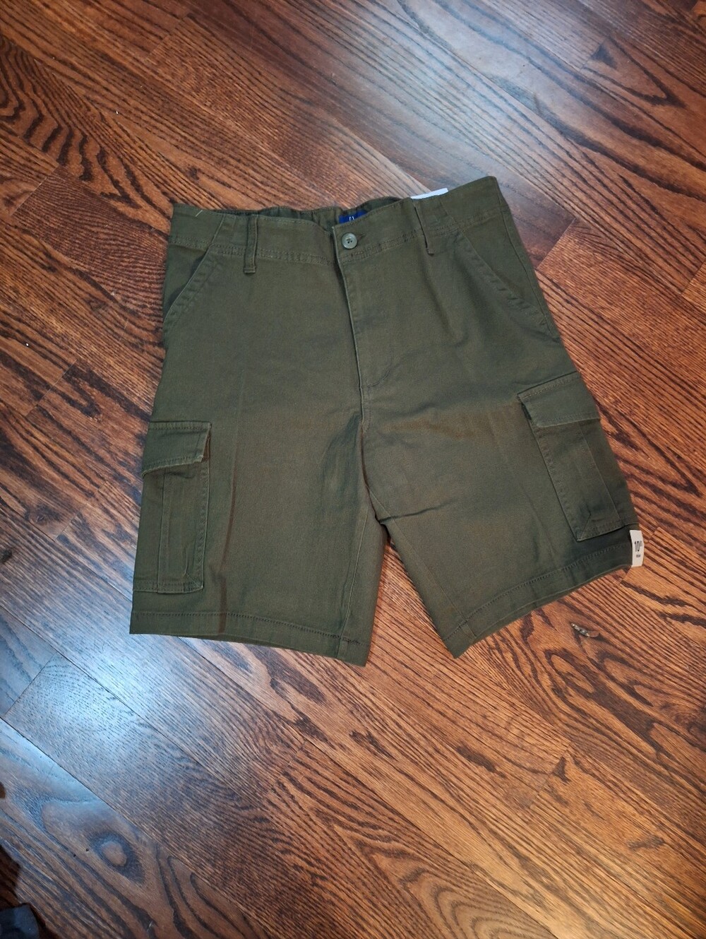 Green Cargo Shorts